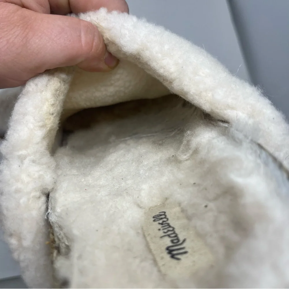 Madewell Cream Faux-Shearling Slip-On Clog Mules - Picture 7 of 7